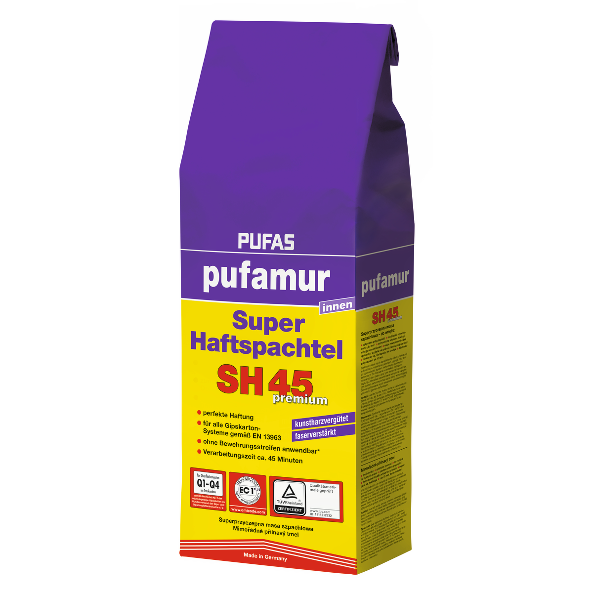 SeviTec Pufamur Super-Haftspachtel SH 45, 5 kg
